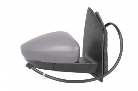 Oglinda dreapta electrica incalzita, crom, grunduita, pliabila electrica, rectangulara VW POLO intre 2009-2014 [1]