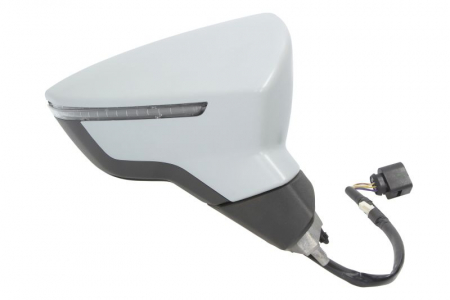 Oglinda dreapta potrivit SEAT LEON, LEON SC, LEON ST dupa 2012 - electrica incalzita, crom, grunduita [1]