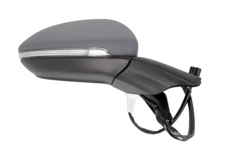 Caroserie - Oglinda dreapta electrica incalzita, crom, grunduita VW GOLF 7 VII dupa 2012