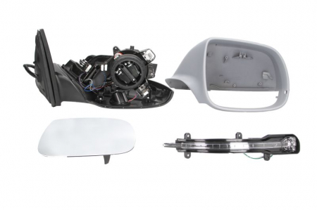 Caroserie - Oglinda dreapta electrica incalzita, grunduita, pliabila electric AUDI Q7 2009-2015
