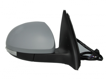 Caroserie - Oglinda dreapta electrica incalzita, grunduita, pliabila electrica, cu lumina VW TIGUAN intre 2007-2011