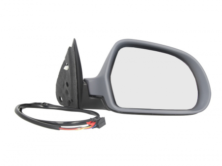 Oglinzi auto - Oglinda dreapta potrivit SKODA OCTAVIA 2008-2013 - electrica incalzita, grunduita