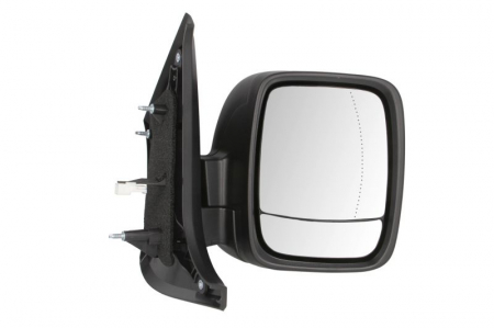 Oglinda dreapta manuala, asferic, crom FIAT TALENTO; NISSAN NV300; OPEL VIVARO; RENAULT TRAFIC dupa 2014 [0]