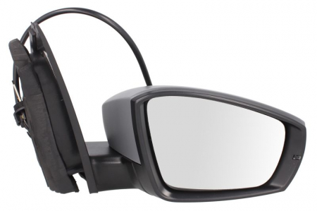 Oglinda dreapta mecanica , crom, grunduita VW POLO intre 2009-2014 [0]