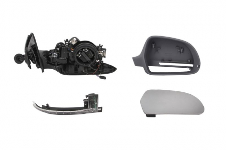 Oglinda exterioara dreapta (electric, convex, cu incalzire, subacoperit, cu semnalizator) potrivit AUDI Q3 8U 06.11-07.18 [0]