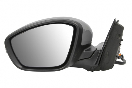 Caroserie - Oglinda exterioara stanga (electric, convex, cu incalzire, subacoperit, pliere electric, cu semnalizator) potrivit PEUGEOT 2008 II 06.19-