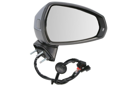Oglinzi auto - Oglinda laterala dreapta electric, asferic, cu incalzire, asistenta banda, grund, cu memorie, rabatare electrica, semnalizator potrivita AUDI A3 8V 2012-2020