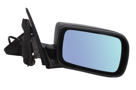 Piese Auto - Oglinda laterala Dreapta (electric, asferica, albastru, captuseala) potrivita BMW 3 (E46)