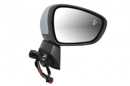 Oglinzi auto - Oglinda laterala dreapta (electric, convex, cu incalzire, asistenta schimbare benzi, grunduit, rabatare electrica) potrivit OPEL CROSSLAND X 03.17-