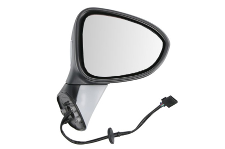 Oglinzi auto - Oglinda laterala dreapta electric, convex, cu incalzire, grund, rabatare electrica potrivita OPEL ZAFIRA C 2011-2019