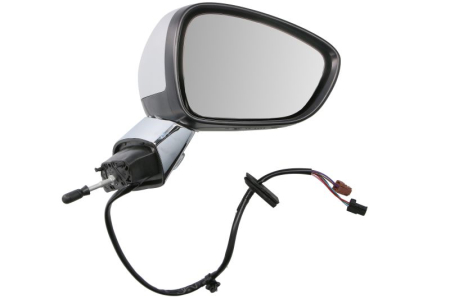 Oglinzi auto - Oglinda laterala dreapta electric, convex, cu incalzire, grund, rabatare electrica, semnalizator, cu senzor temperatura potrivita DS DS3; CITROEN DS3 2009-2019