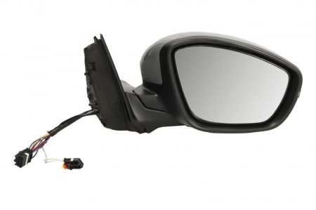 Caroserie - Oglinda laterala dreapta (electric, convex, cu incalzire, pliabil electric, cu semnalizator, cu senzor temperatura) potrivit PEUGEOT 2008 II 06.19-