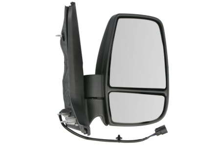 Caroserie - Oglinda laterala dreapta electric, convex, cu incalzire, scurt, rabatare electrica, semnalizator, w16w bulb potrivit FORD TRANSIT VI V363 FL 09.18-