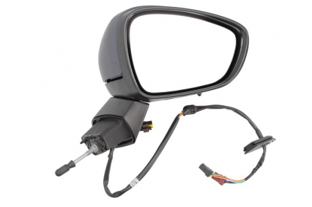 Oglinda laterala Dreapta (electric, convexa, crom, captuseala, cu senzor de temperatura) potrivit CITROEN C3 I, C3 II [0]