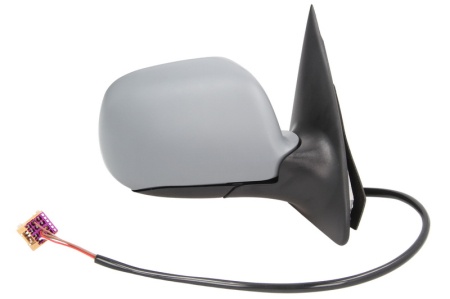 Oglinda laterala Dreapta electric, convexa, incalzita, carcasa, dop dreptunghiular potrivita SKODA FABIA I, FABIA I PRAKTIK 2006-2007 [1]