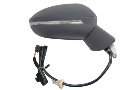 Oglinda laterala Dreapta (electric, convexa, incalzita, crom, captuseala) potrivit VW GOLF SPORTSVAN VII, TOURAN [1]