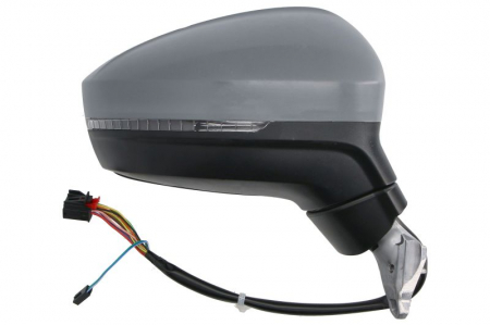 Oglinda laterala dreapta (electric, cu memorie, convex, cu incalzire, asistena benzi, grund, rabatare electrica, cu semnalizator) potrivit VW TIGUAN II 01.16- [1]