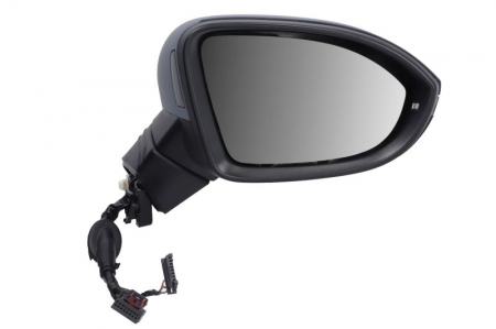 Oglinda laterala dreapta (electric, cu memorie, convex, cu incalzire, asistent schimbare banda, pliabil electric, cu semnalizator) potrivit VW ID.3 09.19- [0]