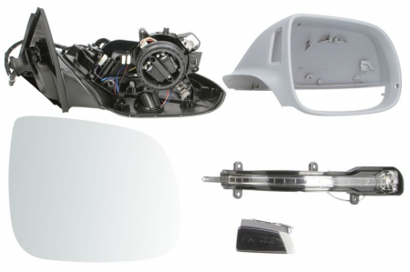 Oglinda laterala Dreapta (electric Da, convexa, incalzita, in carcasa, pliabil electric) potrivit AUDI Q5 -12.13 [0]