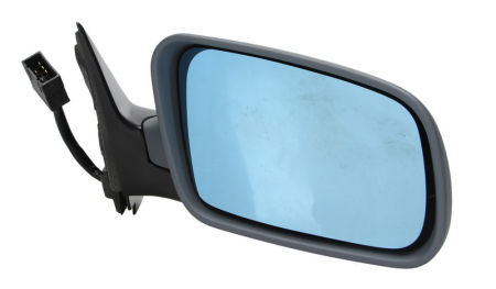 Oglinda laterala Dreapta (electric incalzita, albastru, captuseala) potrivita AUDI A3 [0]