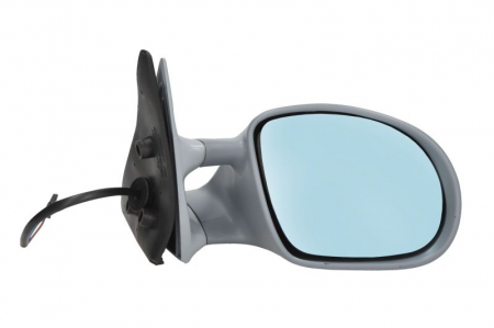 Piese Auto - Oglinda laterala Dreapta electric, incalzita, albastru, potrivit BMW Seria 3 E36 