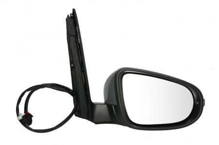 Oglinda laterala Dreapta electric, incalzita, crom, potrivit VW TOURAN pana in 2014 [0]