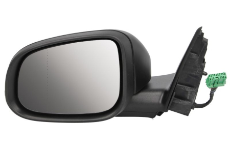 Oglinda laterala stanga electric, asferic, cu incalzire, grund, semnalizator, cu senzor temperatura potrivit VOLVO S80 II, V70 III 04.13-03.16 [0]