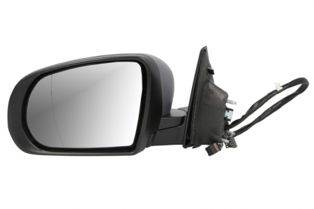 Oglinzi auto - Oglinda laterala stanga (electric, asferic, cu incalzire, grunduit, rabatare electrica, cu semnalizator) potrivit JEEP COMPASS II 11.16-
