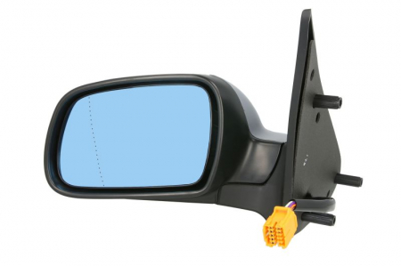 Oglinzi auto - Oglinda laterala Stanga electric, asferice, incalzita, albastru, pliabil electric potrivit CITROEN XSARA