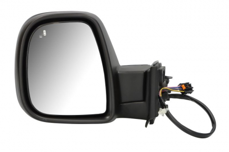 Oglinzi auto - Oglinda laterala stanga (electric, convex, cu incalzire, asistena benzi, grund, rabatare electrica) potrivit CITROEN BERLINGO III; OPEL COMBO E; PEUGEOT PARTNER III, RIFTER dupa 2018