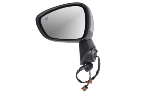 Oglinzi auto - Oglinda laterala stanga electric, convex, cu incalzire, asistenta banda, grund, rabatare electrica potrivita OPEL CROSSLAND X dupa 2017