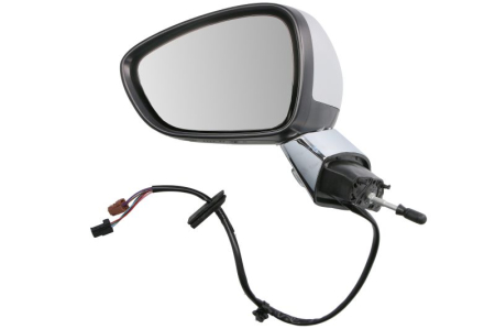 Oglinda laterala stanga electric, convex, cu incalzire, grund, rabatare electrica, semnalizator potrivit DS DS3; CITROEN DS3 01.09-07.19 [0]