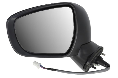 Caroserie - Oglinda laterala stanga electric, convex, cu incalzire, grund, semnalizator potrivit SUZUKI IGNIS III 01.17-