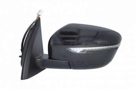 Oglinda laterala stanga (electric, convex, cu incalzire, grunduit, cu semnalizator) potrivit NISSAN QASHQAI II J11 2013-2021 [1]