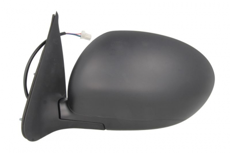 Piese Auto - Oglinda laterala Stanga (electric, convexa, crom) potrivit NISSAN JUKE -07.12