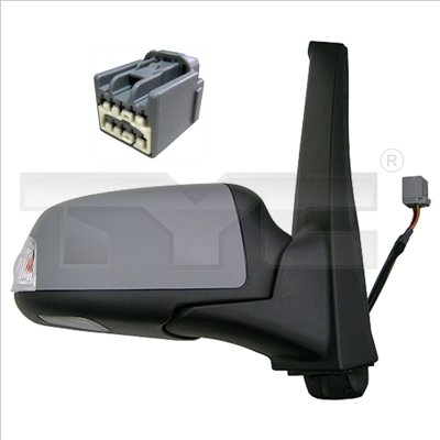 Piese Auto - Oglinda laterala Stanga electric, convexa, cu incalzire, captuseala potrivit FORD C-MAX, FOCUS C-MAX -09.10
