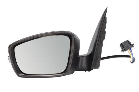 Oglinda laterala Stanga (electric, convexa, incalzita, crom, captuseala) potrivit SKODA FABIA III [0]