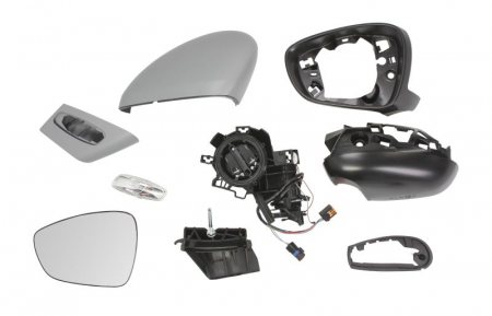 Oglinda laterala Stanga (electric, convexa, incalzita) potrivit CITROEN C5 II, C5 III