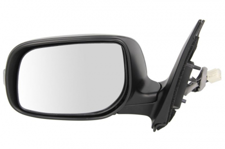 Caroserie - Oglinda laterala Stanga electric, crom, potrivit TOYOTA COROLLA pana in 2010