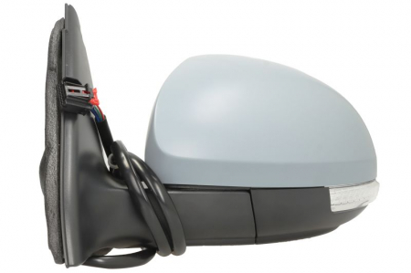 Oglinda laterala stanga (electric, cu memorie, asferic, cu incalzire, pliabil electric, cu semnalizator) potrivit VW TIGUAN I 05.11-07.18 [1]