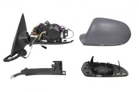 Oglinda laterala Stanga electric Da, asferice, incalzita, captuseala, pliabil electric potrivit AUDI A6 ALLROAD C6, A6 ALLROAD C7, A6 C6 -08.11 [1]