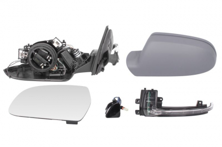 Oglinda laterala Stanga electrica, asferice, incalzita, potrivit AUDI A4 ALLROAD B8, A4 B8 [1]