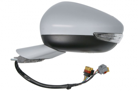 Oglinda laterala stanga (manual, convex, cu incalzire, asistent schimbare banda, pliabil electric, cu semnalizator) potrivit PEUGEOT 508 09.14-02.18 [1]
