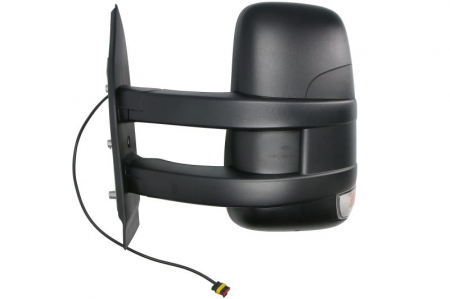 Oglinda laterala stanga (manual, convex, lunga, cu semnalizator) potrivit IVECO DAILY VI 03.14- [1]