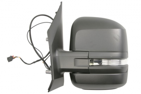 Oglinda laterala stanga (manual, convex, scurt, cu semnalizator, aerial) potrivit MAN TGE; VW CRAFTER II, GRAND CALIFORNIA 09.16- [1]