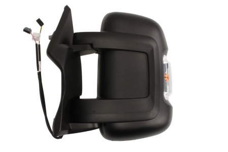 Oglinda laterala Stanga (manual, convexa, cu senzor de temperatura) potrivit CITROEN JUMPER I, JUMPER II; FIAT DUCATO; PEUGEOT BOXER [1]