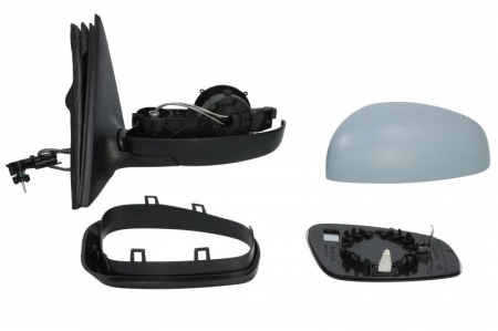 Oglinda laterala Stanga (mecanic, asferice, crom, captuseala) potrivit SKODA FABIA II, ROOMSTER, ROOMSTER PRAKTIK -05.15 [1]