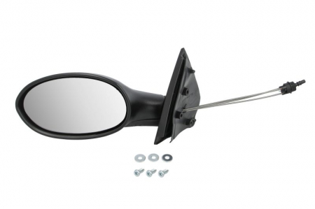 Caroserie - Oglinda laterala Stanga (mecanic, convexa) potrivit LANCIA Y