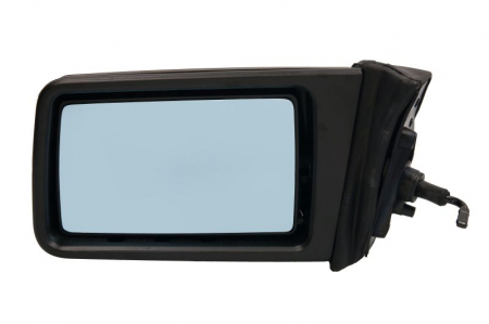 Oglinda laterala Stanga mecanic, plat, albastru potrivit MERCEDES 124 A124, 124 C124, 124 W124, 124 T-MODEL S124, 190 W201, E A124, E C124, E W124, E T-MODEL S124 [0]