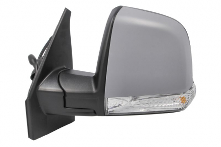 Oglinda laterala stanga (mecanica, convex, grunduit) potrivit FIAT DOBLO II; OPEL COMBO D 2014-2022 [1]